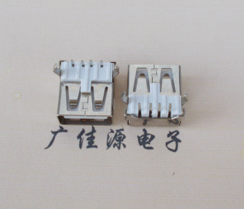 天津USB AF母座 LCP 耐高温250度280度 环保白胶芯