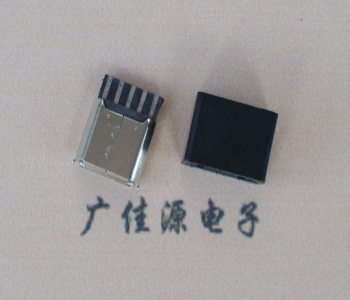 天津麦克-迈克 接口USB5p焊线母座 带胶外套 连接器