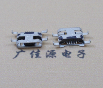 天津MICRO USB 5PIN接口 沉板1.6MM 四脚插板无导位