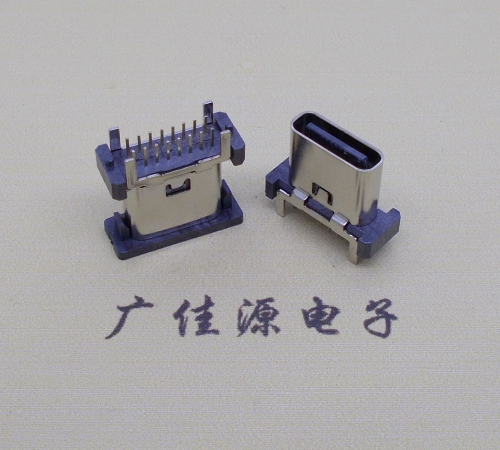 天津立式插板type-c16p母座长H=8.8mm