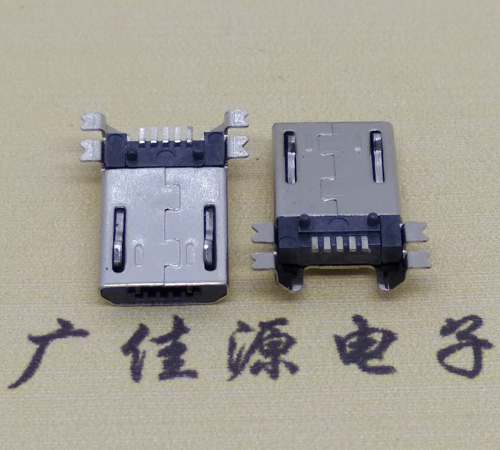 天津micro usb 5pin公头四脚贴板安卓充电数据接口