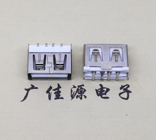天津usbA母立贴10.0mm短体 DIP立插式连接器接口